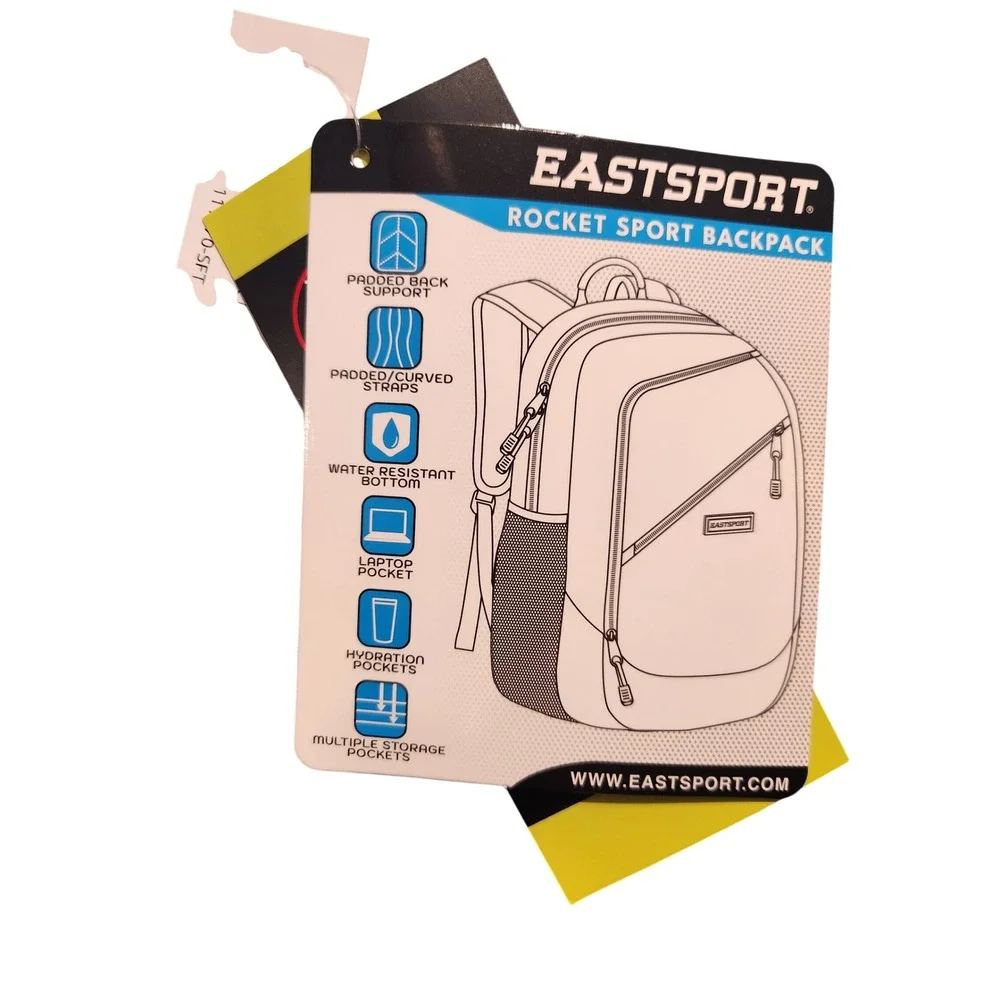 Eastsport Rocket Sport Backpack Sage Green 18.5 Inch Laptop Sleeve Padded Straps